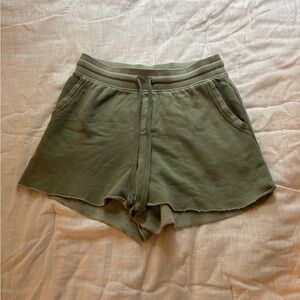 Aerie Green Sweat-shorts